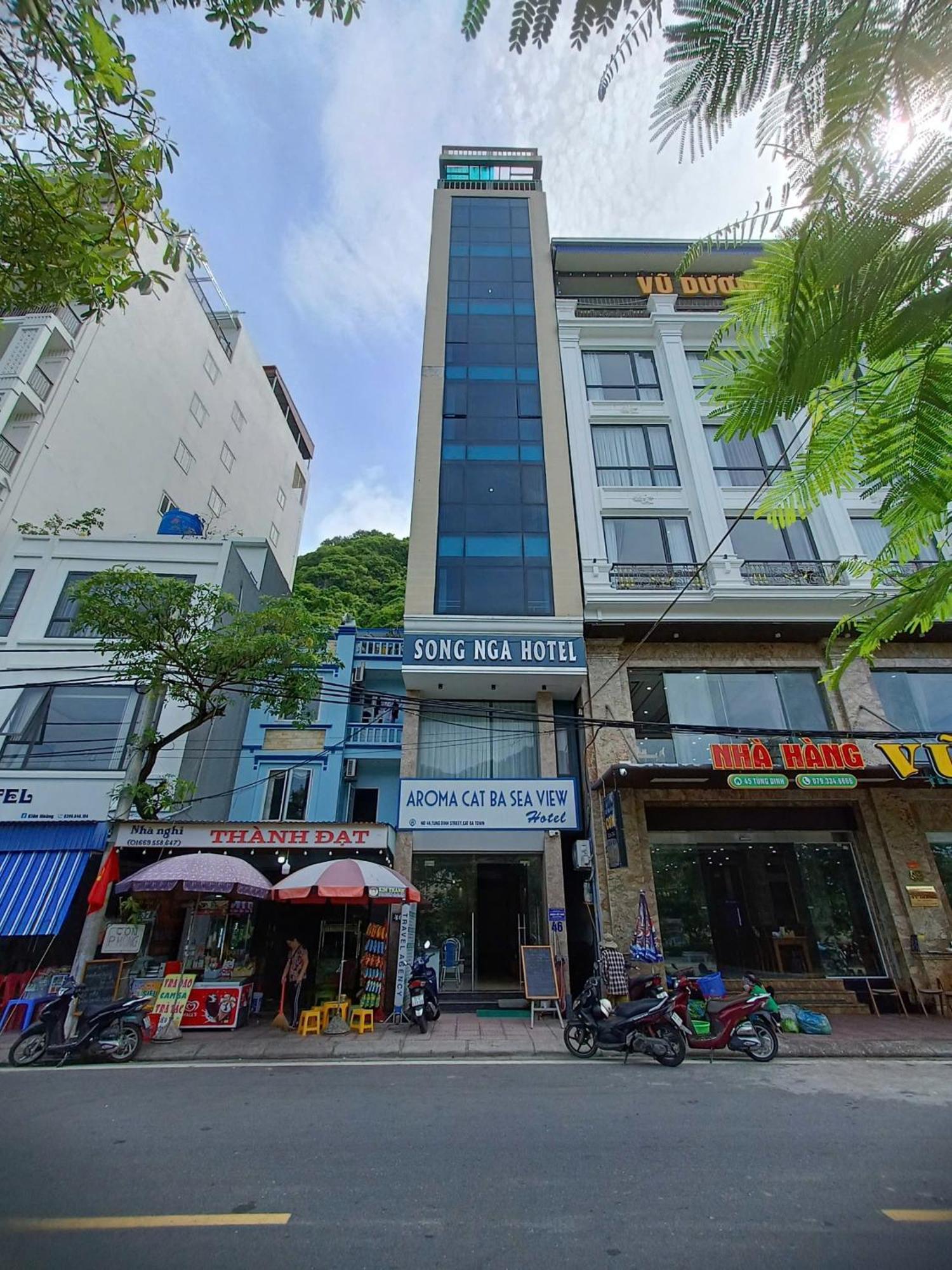 Aroma Cat Ba Sea View Hotel Chan Chau Екстер'єр фото